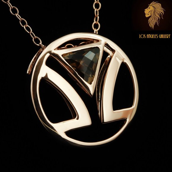 Levian Logo Chocolate Topaz necklace / Limited Edition